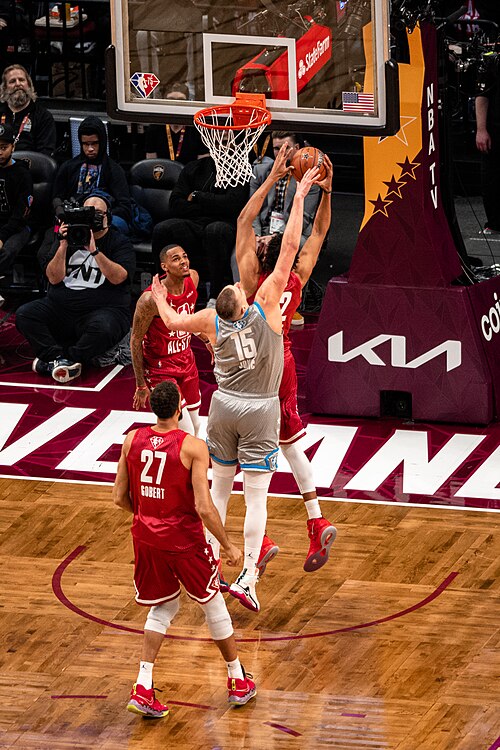 Nikola Jokić licensed editorial photograph